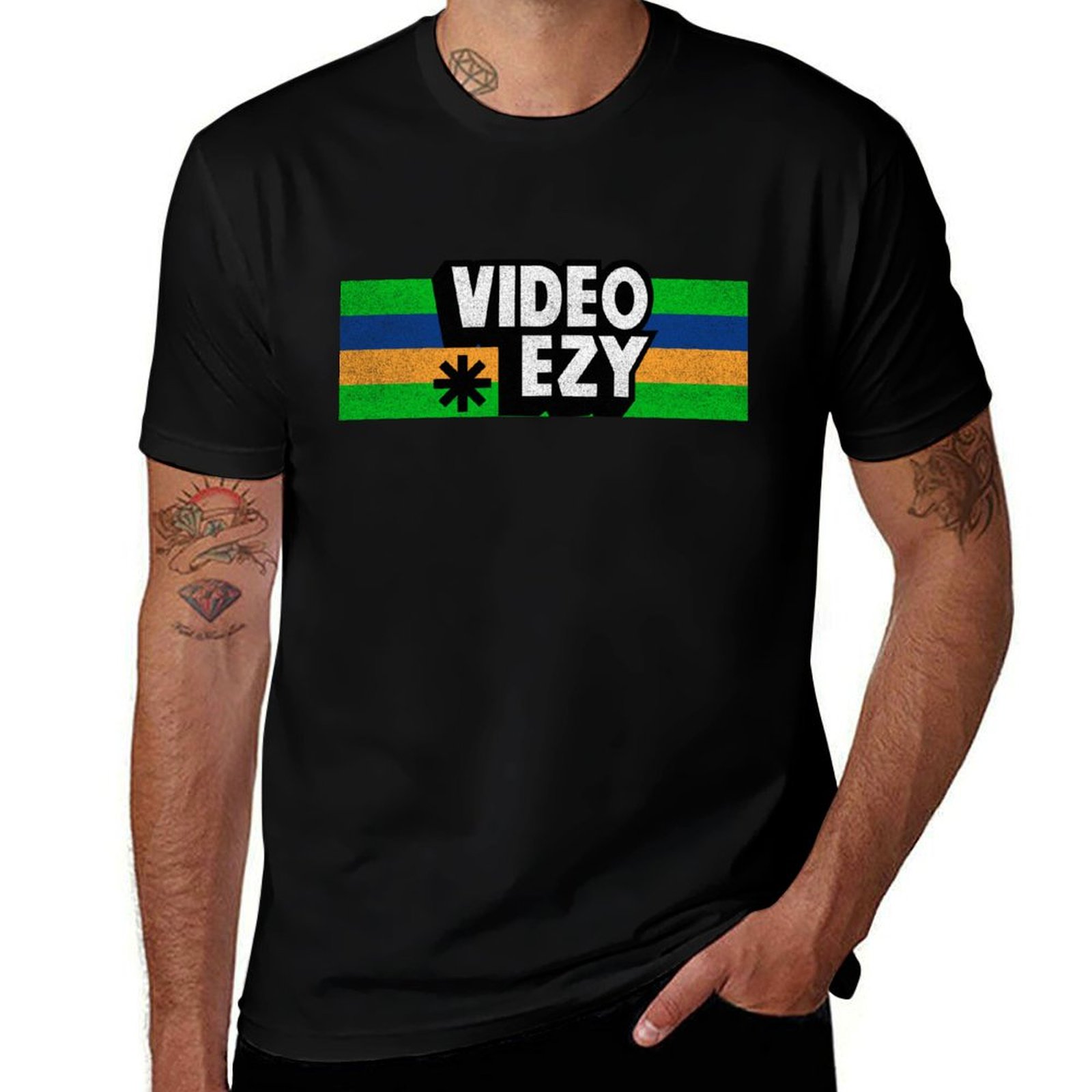 Canberra Vintage & Collectible Centre Reviews - Canberra Stripes Vintage T-Shirt Urlaubs-Leichtgewicht-T-Shirt