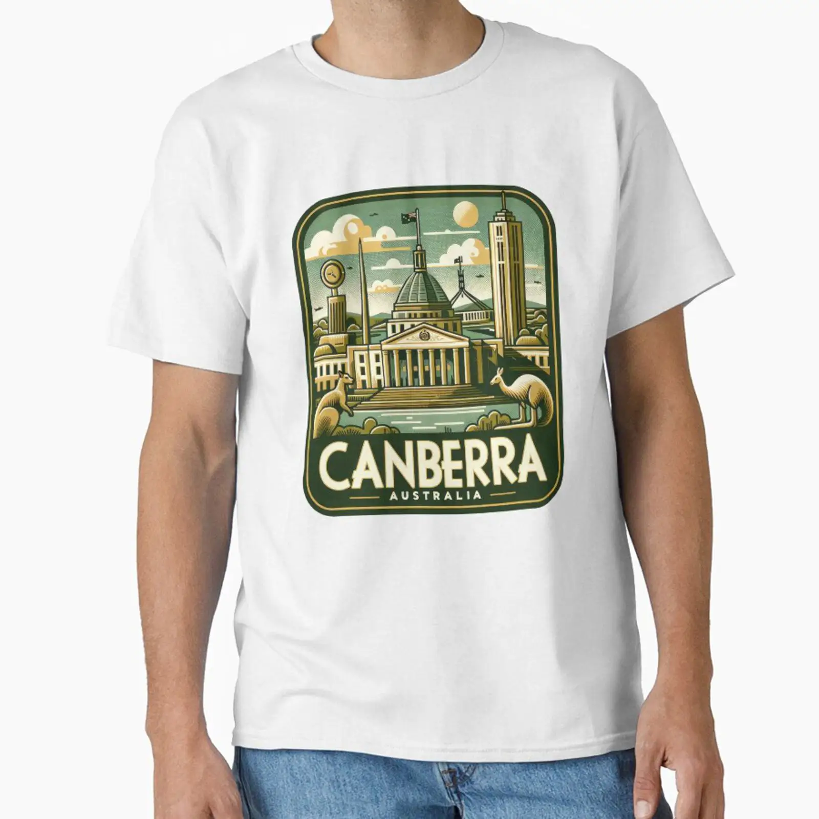 Canberra Vintage & Collectible Centre Reviews - Vintage Canberra Reiseaufkleber Retro Australien Erinnerung