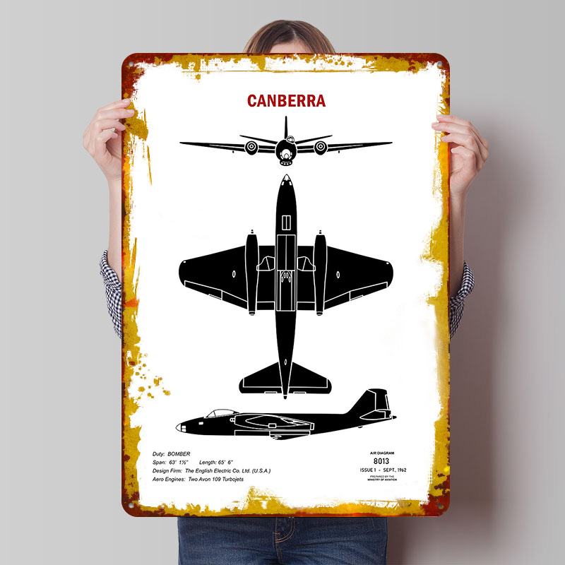 Canberra-Erinnerungstafel aus  – Canberra Vintage & Collectible Centre Reviews Bewertung und Preis