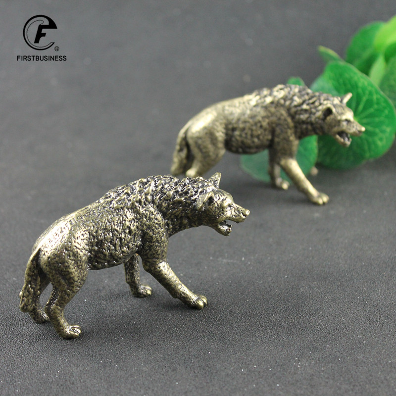 Solide Messing Hyäne Figur Min – Vintage Collectible Ornaments Bewertung und Preis