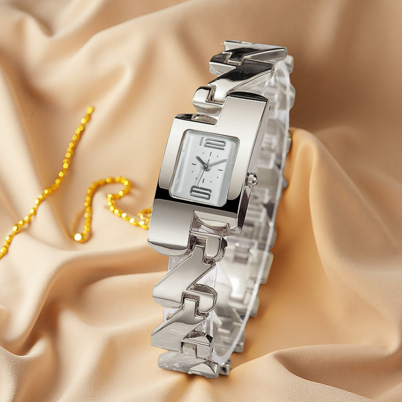 Damen Quadratische Quarzuhr, M – Vintage Watch Crystal Bewertung und Preis