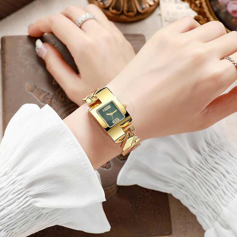 Damen Quadratische Quarzuhr, M – Vintage Watch Crystal Bewertung und Preis