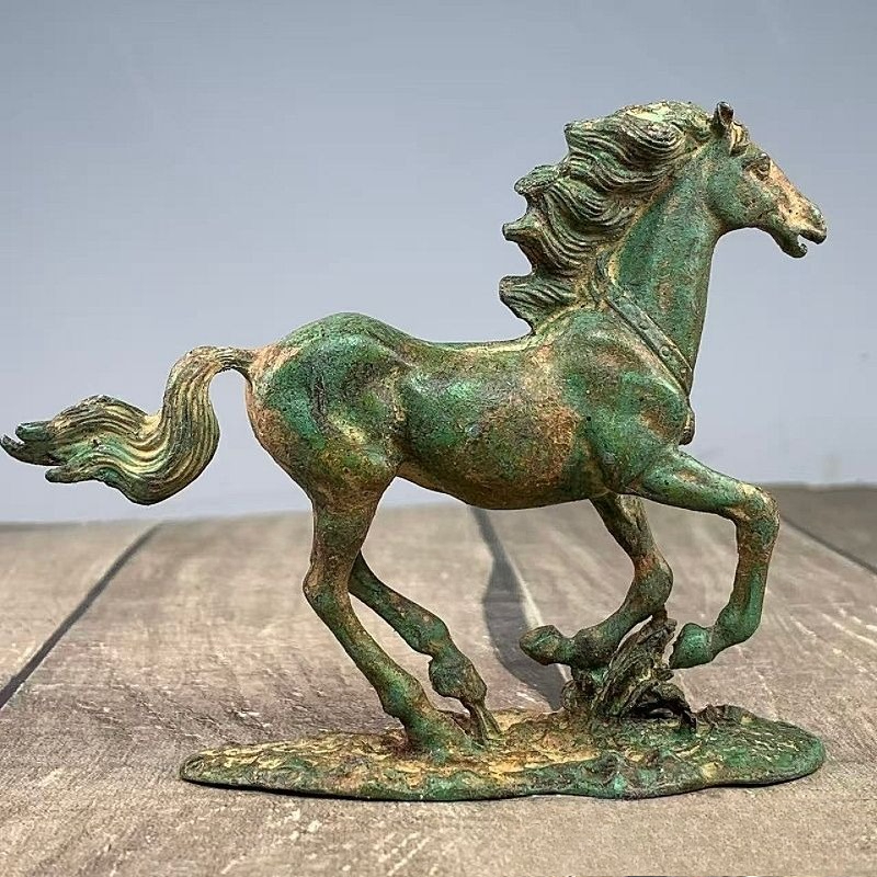 Antike Tierkreis-Pferdestatue  – Vintage Collectible Ornaments Bewertung und Preis